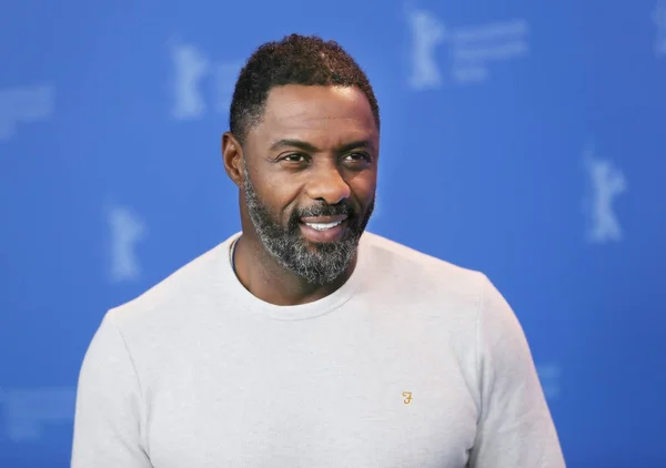 Idris Elba Posa Chamada Fotos Yardie Durante 68Th Berlinale International — Fotografia de Stock
