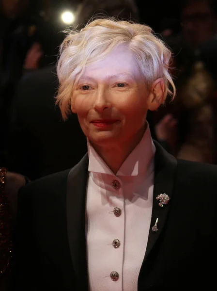 Tilda Swinton Participa Estréia Ilha Dos Cães Durante 68Th International — Fotografia de Stock