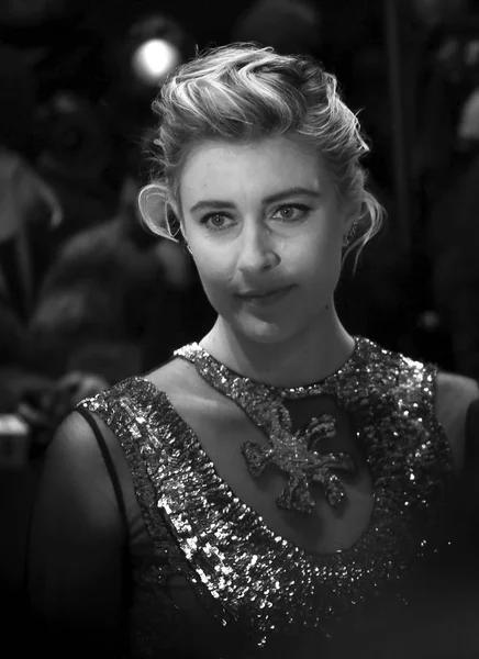 Greta Gerwig Participa Estreia Ilha Dos Cães Durante 68Th International — Fotografia de Stock