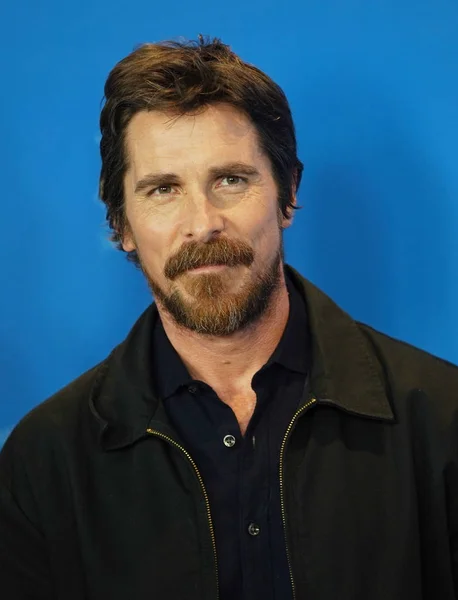 Christian Bale Poses Vice Vice Der Zweite Mann Photocall 69Th — Stock Photo, Image