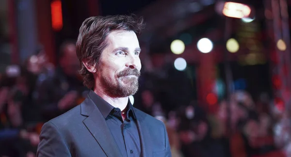 Christian Bale Berpose Penayangan Perdana Vice Vice Der Zweite Mann — Stok Foto