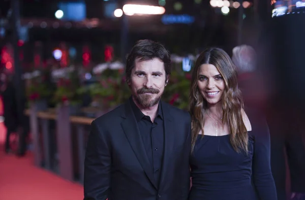 Christian Bale Sibi Blazic Pose Vice Vice Der Zweite Mann — Stock Photo, Image
