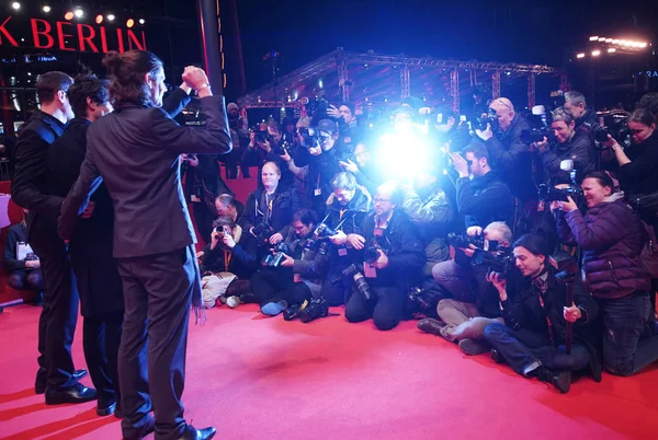 Légkör Részt Vesz Berlinale 2019 Során Berlinale Nemzetközi Filmfesztivál Berlinale — Stock Fotó