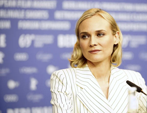 Diane Kruger Terlihat Konferensi Pers Operative Die Agentin Pada Festival — Stok Foto