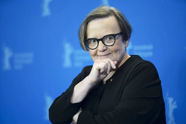 Agnieszka Holland Berpose Jones Melakukan Pemotretan Selama Berlinale International Film — Stok Foto