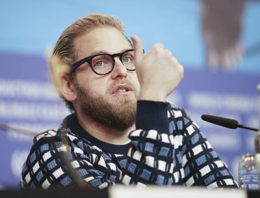 Jonah Hill katılır 'Mid 90's ' basın toplantısı sırasında 69 Berlinale Uluslararası Film Festivali Berlin Grand Hyatt Hotel'de üzerinde 10 Şubat 2019, Berlin, Almanya.