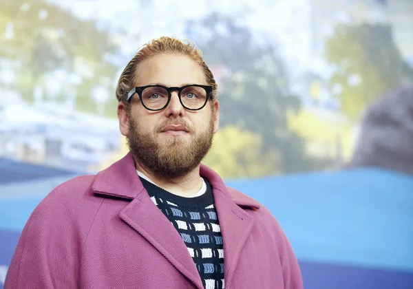 Jonah Hill Katılır Mid Basın Toplantısı Sırasında Berlinale Uluslararası Film — Stok fotoğraf