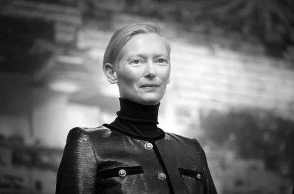 Tilda Swinton Menghadiri Konferensi Pers Souvenir Pada Festival Film Internasional — Stok Foto