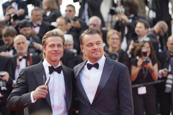 Brad Pitt e Leonardo DiCaprio — Fotografia de Stock