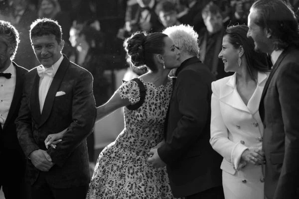 Pedro Almodovar, Penelope Cruz, Antonio Banderas — Zdjęcie stockowe