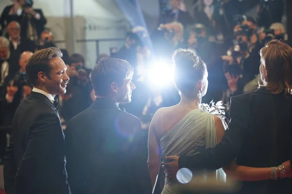 Gaspard Ulliel, Adele Exarchopoulos e Justine Triet — Fotografia de Stock