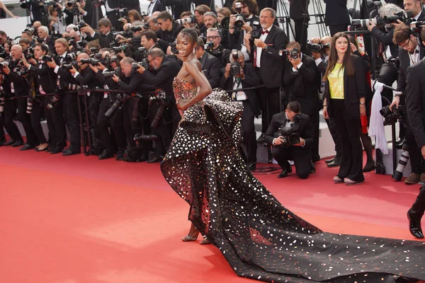 Leomie Anderson woont de screening bij — Stockfoto