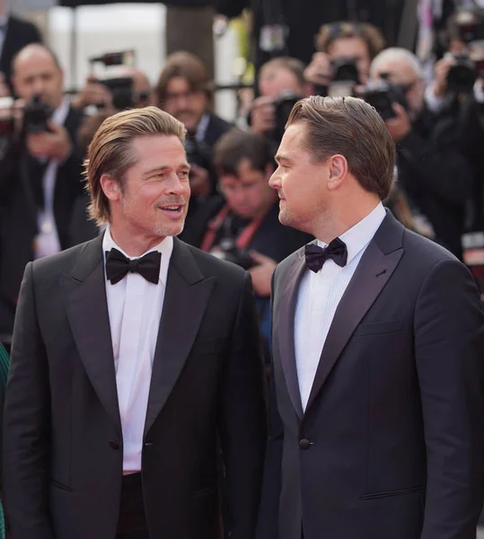 Leonardo DiCaprio e Brad Pitt — Fotografia de Stock