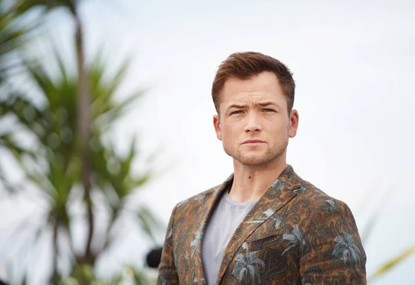 Taron Egerton assiste au photocall — Photo