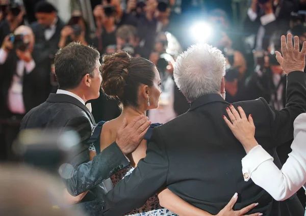 Pedro Almodovar, Penelope Cruz, Antonio Banderas — Stok Foto
