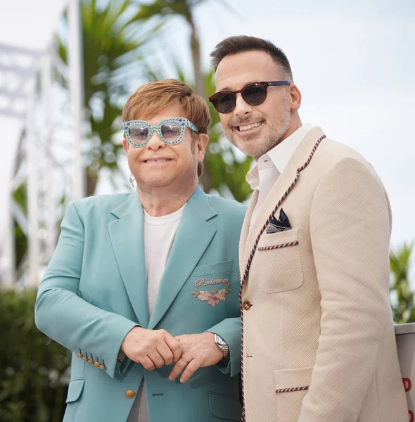 Elton John & David Furnish — Stock Photo, Image