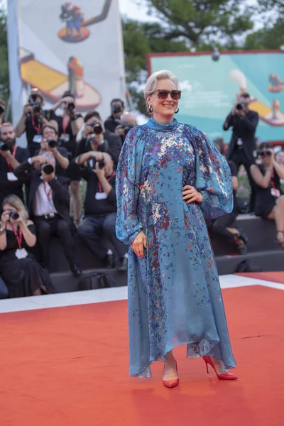 Meryl Streep loopt de rode loper — Stockfoto