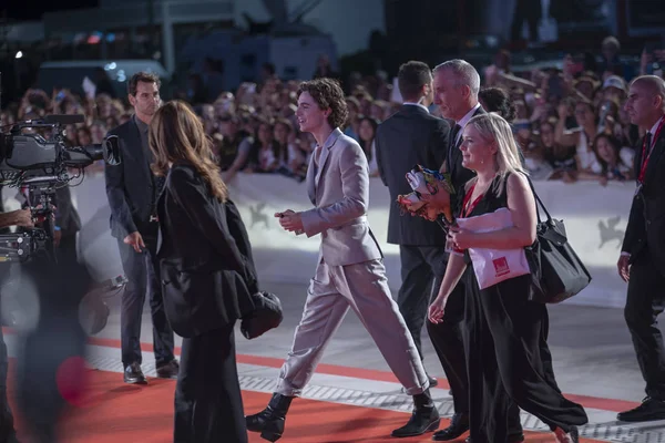 Timothee Chalamet au 76 Festival International du Film de Venise — Photo