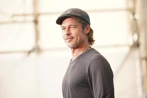 Brad Pitt menghadiri "Ad Astra" photocall — Stok Foto