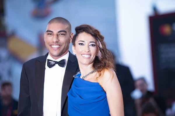 Omar Hassan and Nina Zilli — Stock Photo, Image