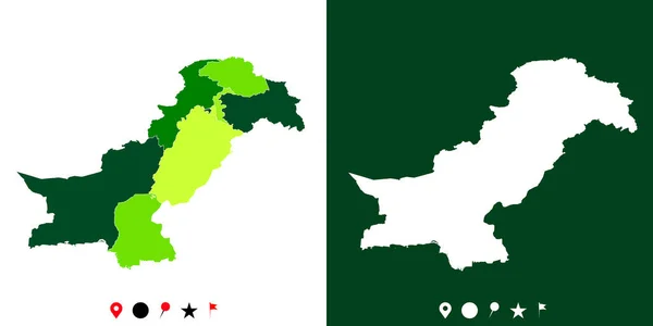 Pakistan haritaları. Siyaset ve diplomasi kavramı.