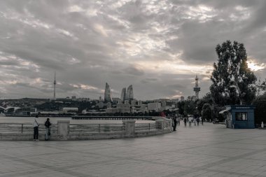 Bakü şehri manzarası