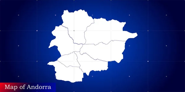 Andorra 'nın resimli dijital haritası