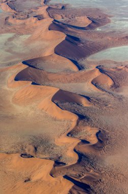 Beautiful dunes of Sossusvlei desert in Namib-Naukluft National Park, Namibia, Africa.
