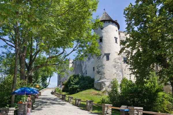 Castillo en Niedzica, Polonia — Foto de Stock