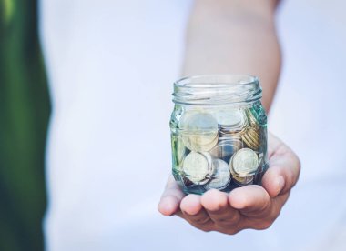 Para Finans ve bankacılık kavramı için taraftan cam