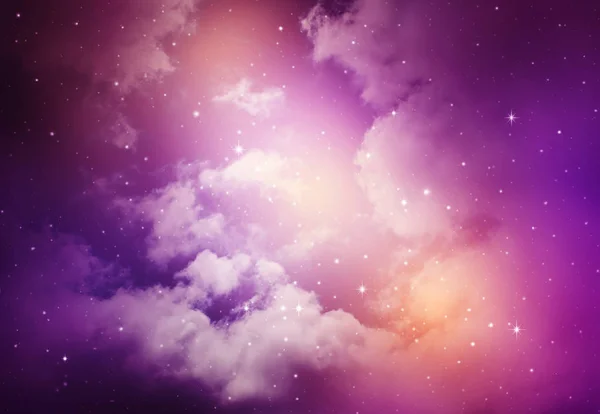 Space Night Sky Cloud Stars — Stock Photo, Image