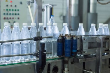 bir şişe endüstrisi yakın çekim