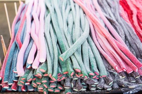 Şeker çubukları herhangi bir renk ve görünüm