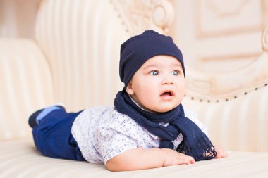 parlak güzel bebek çocuk portresi