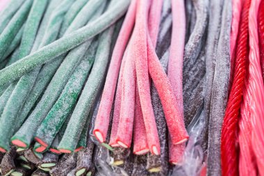 Herhangi bir rengi ve görünümü harika şeker sopa