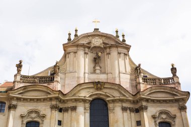 Prague, Çek Cumhuriyeti - 31 Mayıs 2017: tarihi binalar eski Prag şehir şehir, Çek Cumhuriyeti