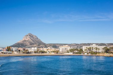 Javea Xabia köyü Akdeniz, Alicante, İspanya
