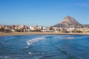 Javea Xabia köyü Akdeniz, Alicante, İspanya