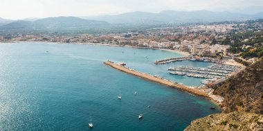 Javea Xabia köyü Akdeniz, Alicante, İspanya