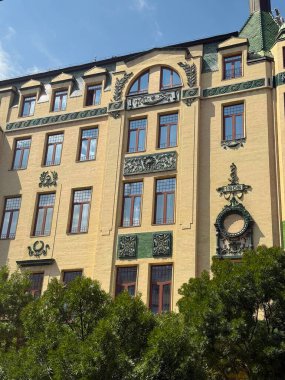 Sırbistan 'ın en eski otellerinden biri olan Moskova Oteli veya Belgrad' daki Moskva.