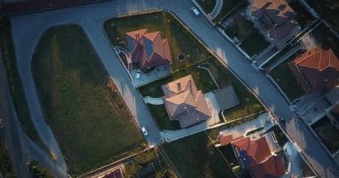 Hava dron görüntüleri video - Tagliacozzo, aq İtalya panoramik manzaralı