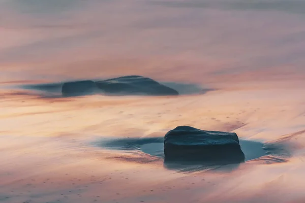 Imagen Fondo Onda Del Mar Con Desenfoque Movimiento Ven Como — Foto de Stock