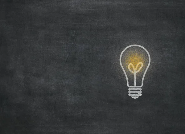 Ampul blackboard bir kavramı ifade için bir ifade üzerinde