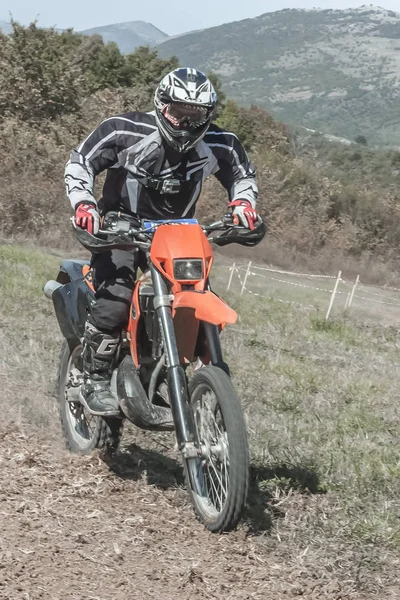 Potenza Italie Mars Championnat Motocross Mars 2015 Brienza Italie — Photo