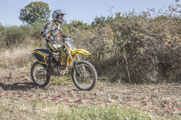 Potenza Talya Mart Motocross Şampiyonası Üzerinde Mart 2015 Brienza Talya — Stok fotoğraf