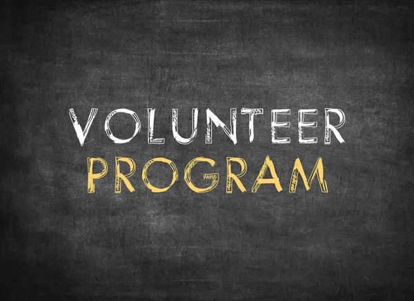 Volunteer Program — Stock Photo, Image
