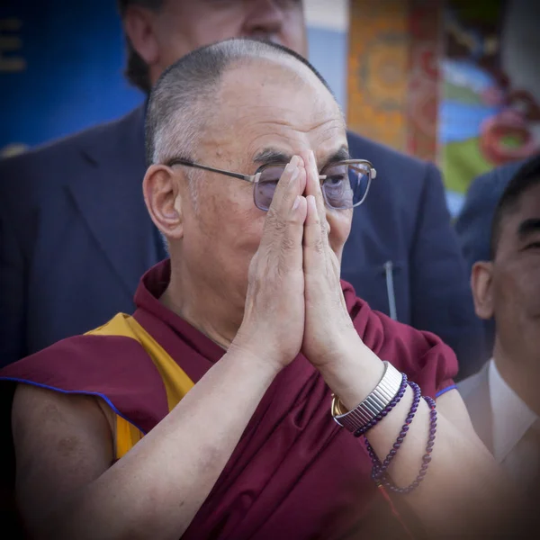 스칸자노 주니코 - 마테라 - 6월 25일: 달라이 라마 인 바실리카타 에 — 스톡 사진