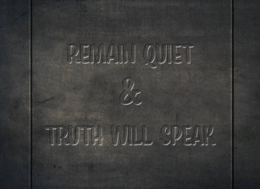 Sessiz sessiz gerçeği tipografi türü öğrenmek konuşmak