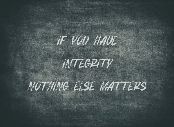 Dürüstlük dürüstlük etiği sağ kurşun tipografi tipi