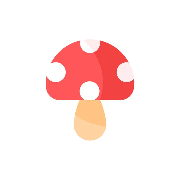 Vector Image Cartoon Mushroom Vector — Stock Vector